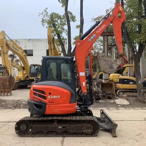 Mini-excavatrice d'occasion KUBOTA KX163 de haute qualité, modèle japonais KX163 5 tonnes, en bon état, pour jardinage, certifiée EPA/CE, faible nombre d'heures de fonctionnement - Product Image 1