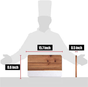 Planche à découper en bois d'acacia, planche à charcuterie personnalisée - Product Image 4
