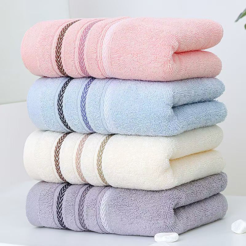 Wholesale ODM Absorbent Satin Cotton Towel Soft Thickening Bath Washcloths for Household Use