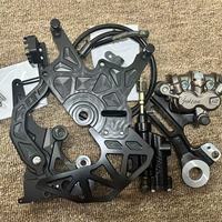 Kit de support de frein à double étrier renforcé CNC pour moto Light Bee, placement arrière, nouveau, argent, Chine