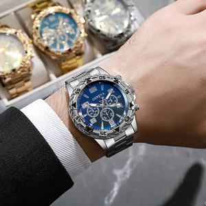 <span class=keywords><strong>Reloj</strong></span> <span class=keywords><strong>de</strong></span> Moda para Hombre con Correa <span class=keywords><strong>de</strong></span> Aleación Casual <span class=keywords><strong>de</strong></span> Tres Ojos Falsos, Movimiento <span class=keywords><strong>de</strong></span> Cuarzo <span class=keywords><strong>de</strong></span> 41 mm y Esfera con Manecillas - Product Image 2