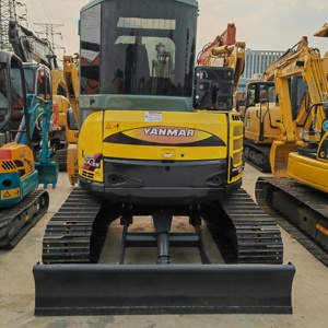 Mini excavatrice de 5 tonnes Excavatrice sur chenilles Yanmar Vio55 d'occasion d'origine Excavatrice d'occasion Machines de terrassement à bas prix - Product Image 3