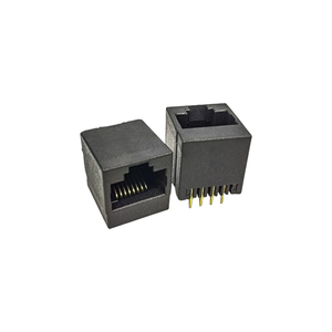 Ổ cắm cổng mạng 8P8C 1 cổng đơn màu đen không có bộ lọc pa46 đầu nối RJ45 pháo rỗng - Product Image 6