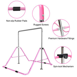 <span class=keywords><strong>Barre</strong></span> de <span class=keywords><strong>gymnastique</strong></span> réglable de 130 cm pour enfants, équipement d'entraînement de gym à domicile, <span class=keywords><strong>barre</strong></span> de <span class=keywords><strong>gymnastique</strong></span> horizontale en acier - Product Image 5