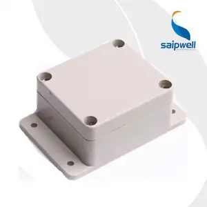 Saipwell IP65 Plastic Boxes For Electronics Weatherproof Electrical PCB Case Junction Box With Flange Plastic Project Box