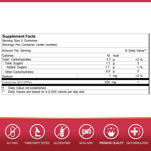 Hot bán nutrasland Coenzyme Q10 viên nang mềm xuyên biên giới chế độ ăn uống bổ sung 60 đếm cải thiện mật độ xương Hỗ trợ 2 - Product Image 2