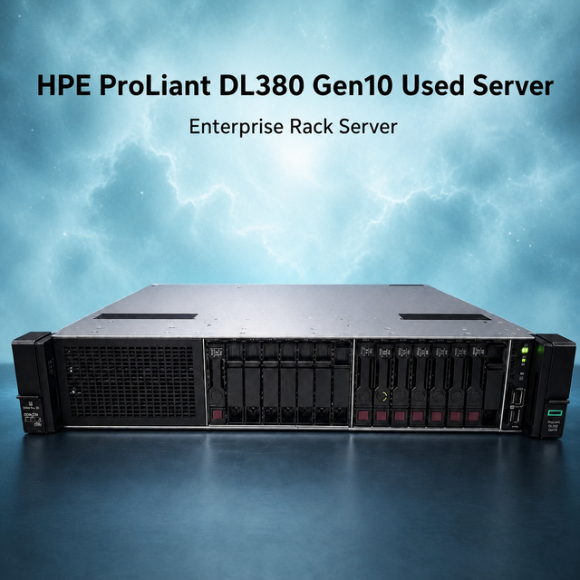 HPE ProLiant DL380 Gen10 Custom RAM SSD HDD Configuration Rack Server