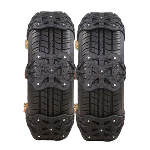 Chaînes à neige en caoutchouc antidérapantes pour voitures, berlines, SUV, utilisation hivernale - Product Image 1