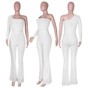 Monos elegantes para mujer de primavera y verano, <span class=keywords><strong>mono</strong></span> acampanado a la moda, <span class=keywords><strong>mono</strong></span> largo informal de una pieza - Product Image 6