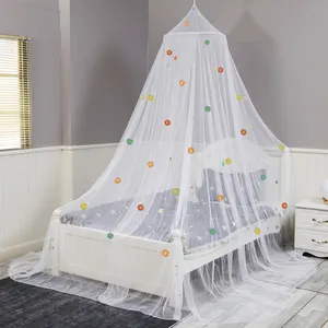 New Design Beautiful Folding Hanging Growing In The Dark Daisy Mosquito Net bed canopy