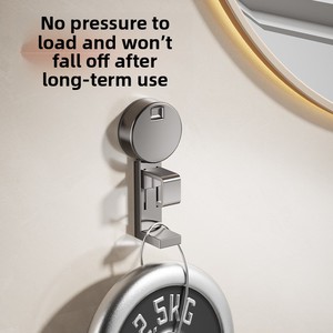 <span class=keywords><strong>Support</strong></span> <span class=keywords><strong>mural</strong></span> double niveau en plastique OEM sans perçage, durable et moderne, pour salle de bain, avec ventouse pour lavabo - Product Image 4