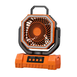 Ventilador portátil recargable F6S de 20000mAh, ventilador USB con luz LED, banco de energía para acampar, ventilador personal de refrigeración para mesa de exterior - Product Image 2