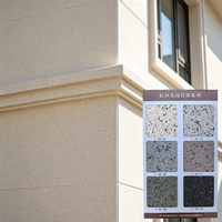 Pintura de Piedra Real Resistente a la Intemperie, Revestimiento de Textura de Granito para Paredes Exteriores, Decoración de Edificios, Pintura con Efecto Piedra