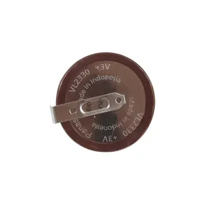 3V 55mAh vl2330 Lithium nút đồng xu di động pin vl2330 có thể sạc lại với Hàn tabs cho từ xa Key Fob