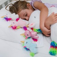 Peluche licorne personnalisée fabricant peluches animaux en peluche arc-en-ciel conception construire votre propre marque mignon cadeau enfant peluche personnalisée