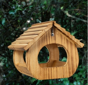 Mangeoires à oiseaux en bois massif <span class=keywords><strong>de</strong></span> forme carrée suspendues à l'extérieur, écologiques, durables et élégantes <span class=keywords><strong>pour</strong></span> les chiens - Product Image 5