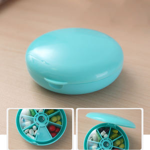 Daily Round, <span class=keywords><strong>pharmacie</strong></span> de poche portable à emporter, boîte à pilules, organisateur et contenants de vitamines, parfait pour les voyages - Product Image 5