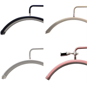 Lámpara de luz de media luna profesional de 50W para <span class=keywords><strong>tatuaje</strong></span> de extensión de pestañas 28 pulgadas LED ceja artista salón de belleza uso aluminio - Product Image 6