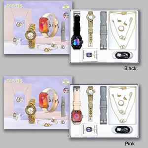 Luxus D15 GS Smartwatch mit Diamantbildschirm Herzförmiges Schmuckset IOS-Kompatibel IP67 Aktivitätstracker Herzfrequenzmesser - Product Image 4