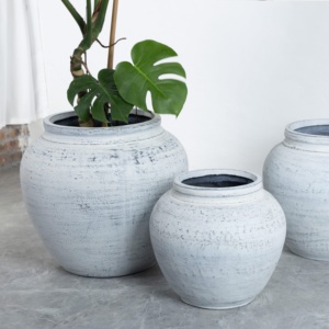 <span class=keywords><strong>Plante</strong></span> en pot simple, <span class=keywords><strong>grande</strong></span>, nordique, à feuilles <span class=keywords><strong>d</strong></span>'érable, pour intérieur et extérieur, verte, style artistique ancien, effet eau courante - Product Image 3