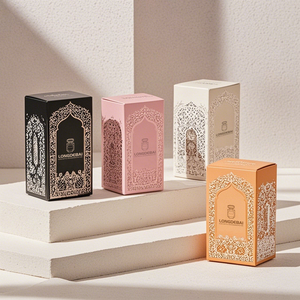 Custom Square Perfume Oil Box Packagingr 30ml 50ml Cosmetic Perfume <b>Gift</b> Box <b>Empty</b> Luxury Paper <b>Boxes</b> with logo Packaging - Product Image 1