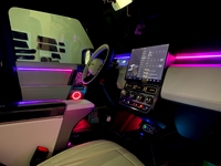 Chery ICAR V23 Dynamic Light, lampe d'ambiance 64 couleurs, lumière colorée illusionniste, éclairage dynamique, modification intérieure