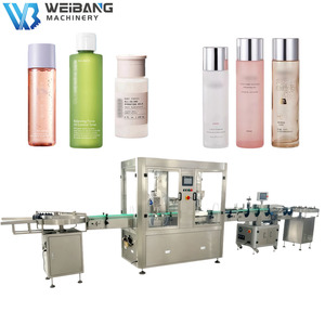 Machine de remplissage et de bouchage/sertissage automatique WB-YG6 pour cosmétiques, tonique, <span class=keywords><strong>shampoing</strong></span> et soins capillaires, liquide, 50 ml à 1000 ml - Product Image 1