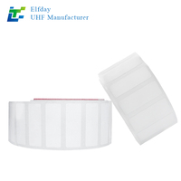 ELFDAY 48x17 Étiquette RFID en papier Puce M830/KU7 Fréquence 860-960 MHz Étanche Mini Carte de Visite Contrôle d'Accès Hôtel Paiement