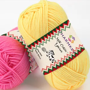 Buy Wholesale China Wholesale High Quality Milk Cotton Yarn 4ply Acrylic  Hand Knitting Yarn For Crochet & Cotton Yarn at USD 0.3