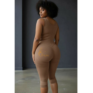 Body Modellante Intero Lungo con Ganci e Cerniera Perineale, Shapewear per Donne, Fajas Colombianas Moldeadoras - Product Image 2