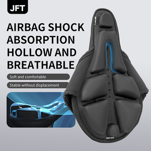 Nouveauté housse de siège de <span class=keywords><strong>vélo</strong></span> 3D Airbags coussin de <span class=keywords><strong>selle</strong></span> <span class=keywords><strong>vélo</strong></span> de route de montagne coussin de vessie d'air <span class=keywords><strong>gonflable</strong></span> souple pour <span class=keywords><strong>vélo</strong></span> - Product Image 2