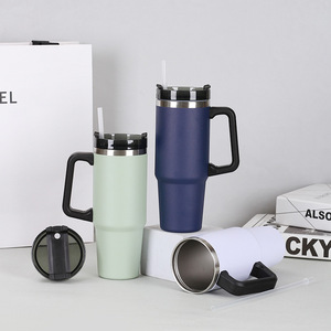 Vaso Térmico de Aventura H2.0 de 40 oz con Pajita Ecológica, Taza de Viaje para Auto con Aislamiento al Vacío de Doble Pared de Acero Inoxidable 304 - Product Image 3