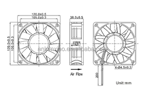 ะบายความร้อนตามแนวแกนแบบกำหนดเอง50*50*15มม. กันการกัดกร่อนเสียงรบกวนต่ำอุปกรณ์แลกเปลี่ยนความร้อนสำหรับทำความเย็นในอุตสาหกรรม - Product Image 4