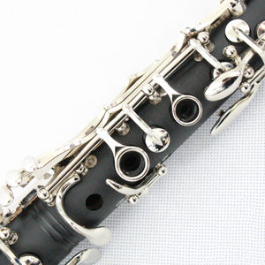 Venta caliente 17 Key 6 Anillos <span class=keywords><strong>Clarinete</strong></span> de estudiante con doble <span class=keywords><strong>barril</strong></span> Niquelado Cuerpo de goma dura BB Tono OEM <span class=keywords><strong>Clarinete</strong></span> de doble <span class=keywords><strong>barril</strong></span> - Product Image 3