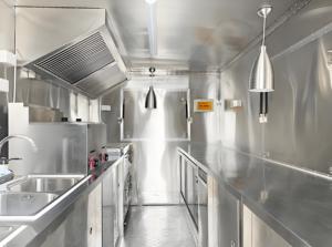 Remorque de cuisine de rue Fusion avec plaques de cuisson multi-cuisines et bar à sauces, <span class=keywords><strong>chariot</strong></span> de saveurs internationales <span class=keywords><strong>pour</strong></span> les centres de gastronomie urbaine - Product Image 6