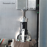 ZXSMART Machine de mise en bouteille automatique 2-en-1 avec alimentation des bouchons internes et récupération/pose des bouchons externes pour bouteilles à vis
