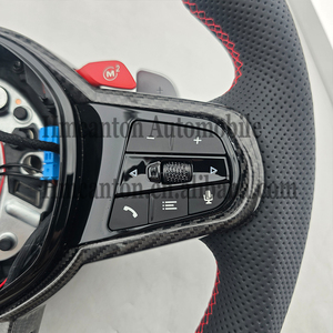 Nuevo Volante Deportivo de Fibra de Carbono y Cuero Perforado para BMW Serie G, M3 G20 G30 G80 M4 G82 M5 CS - Product Image 3
