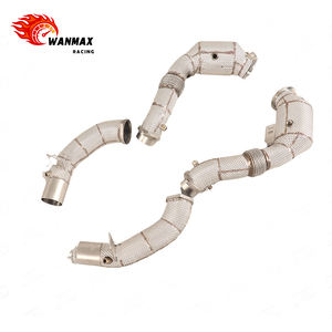 Downpipe haute performance pour <span class=keywords><strong>BMW</strong></span> Nouveau Modèle <span class=keywords><strong>M850i</strong></span> XDrive <span class=keywords><strong>Gran</strong></span> <span class=keywords><strong>Coupé</strong></span> G16 4.4L V8 en acier inoxydable T304 - Product Image 1