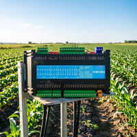 Módulo de E/S Remoto Industrial Sunfull Modbus RTU, 12DI 6DO 8AI 2AO, Expansión PLC RS485 para Automatización de Fábrica