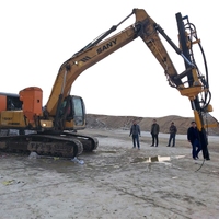 Foreuse rotative diesel DINGLI pour carrières et roches dures, profondeur max. 30 m, utilisation facile
