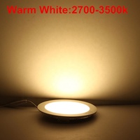 Plafonnier LED circulaire ultramince 400lm, design moderne, éclairage d'intérieur, luminaire de plafond, lumière blanche chaude, idéal pour une chambre à coucher, 4/4W, 3000/4000/6000K