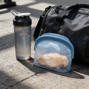 Bolsas de Silicona Multifuncionales Plegables Reutilizables Personalizadas al por Mayor de Fábrica, Recipientes para Almacenamiento de Alimentos y Preparación de Comidas, Libres de BPA, en Caja - Product Image 6