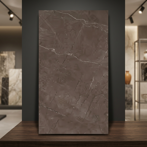 Pulpis Brown Terrazzo Carving Retro Glazed Porcelain Tiles 60x120cm Decorative Floor <b>Wall</b> Tile - Product Image 2