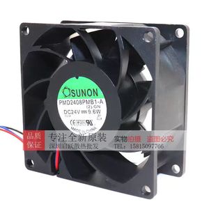 พัดลมแกน SUNON รุ่น PMD2408PMB1-A ขนาด 80x80x38 มม. 24V 9.6W พัดลมระบายความร้อนอุตสาหกรรมแรงลมสูง - Product Image 3