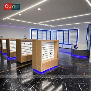 Trung quốc sản xuất điện thoại di động cửa hàng sửa chữa điện thoại Showcase điện thoại di động hiển thị bảng Glass cửa hàng điện thoại di động hiển thị Showcase - Product Image 5