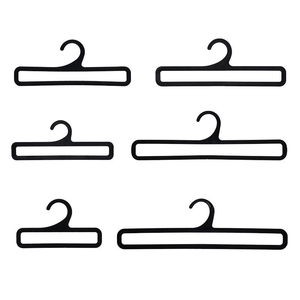 Mini-cintre rectangulaire antidérapant épaissi pour châles et écharpes, séchoir en plastique, support de rangement compact pour la maison - Product Image 2