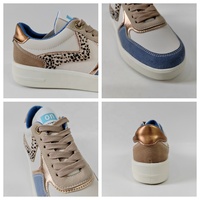 Marque privée personnalisée chaussures décontractées pour femmes tissu léopard chaussures à usage quotidien femmes baskets décontractées