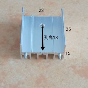 Dissipateur thermique en aluminium To22 23x15x20mm pour le refroidissement des transistors SCR MOSFET - Product Image 2