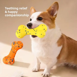 Juguete Masticable Indestructible ETPU con Forma de Hueso para Mascotas, Campeón en Limpieza Dental, Cuidado Molar, Entrenamiento Interactivo al Aire Libre - Product Image 1