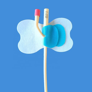 Kateter <span class=keywords><strong>Foley</strong></span> uretra steril medis sekali pakai, perangkat fiksasi dasar non-tenun dengan pemegang kateter tipe disinfektan EOS - Product Image 5